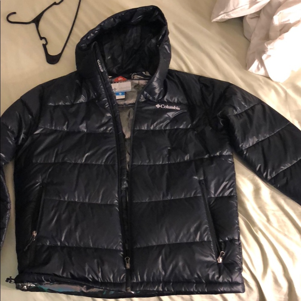 Columbia turbo downOmni-heat jacket. Down 650fill